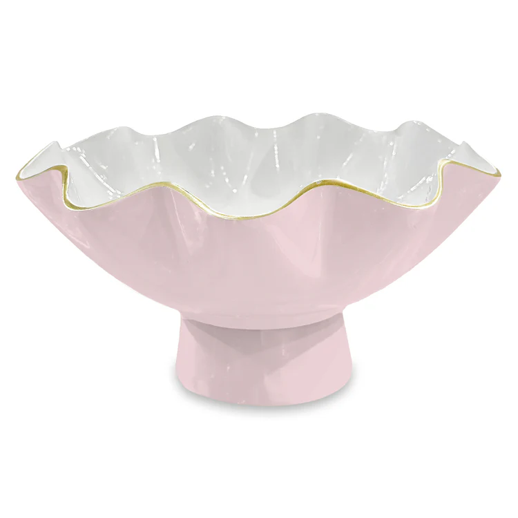 ENCANTO Carola Small Pedestal (Camellia and White)