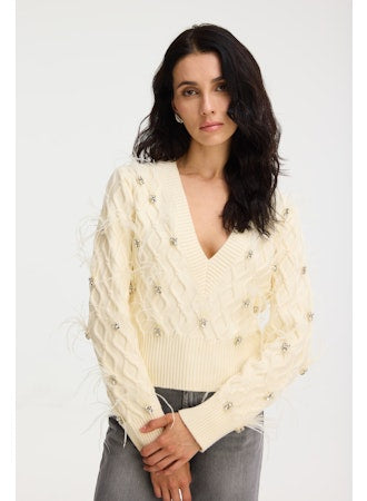 Briar Sweater-Ivory