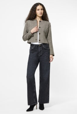 Houndstooth Wool Jacket