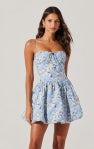 Larissa Dress Blue Floral
