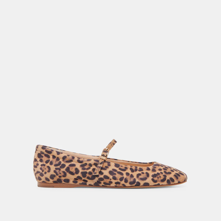Reyes Ballet Leopard Flats