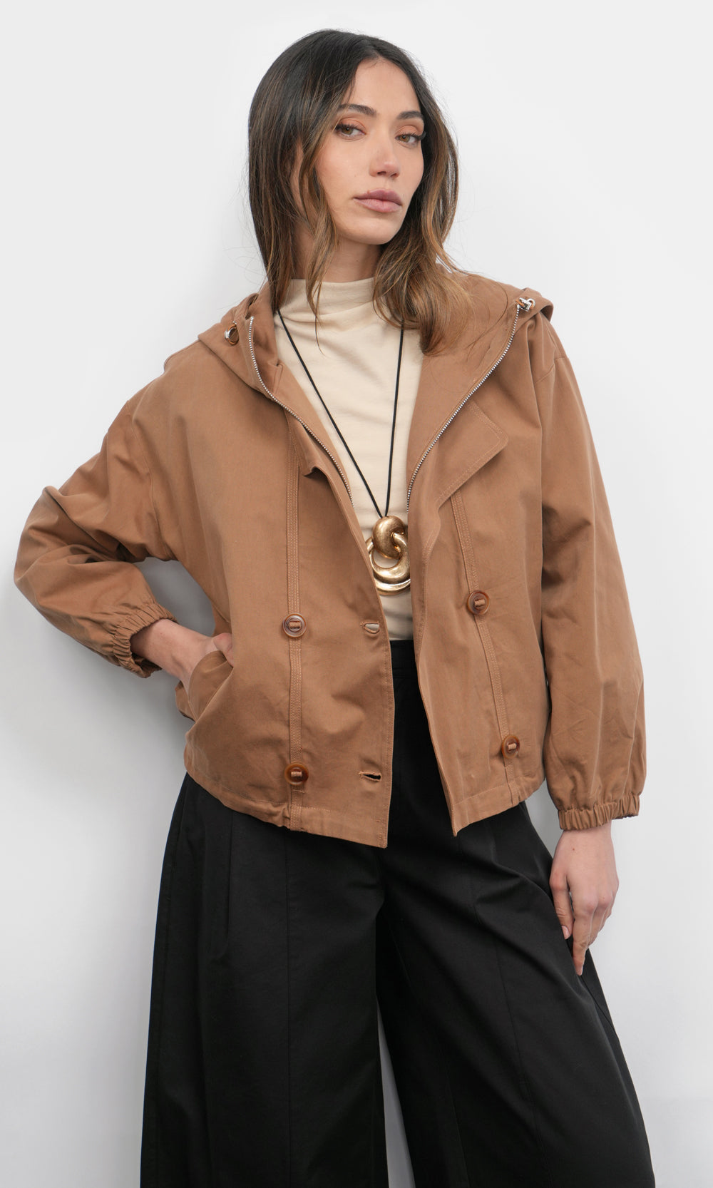 Felix Hoodie Twill Jacket