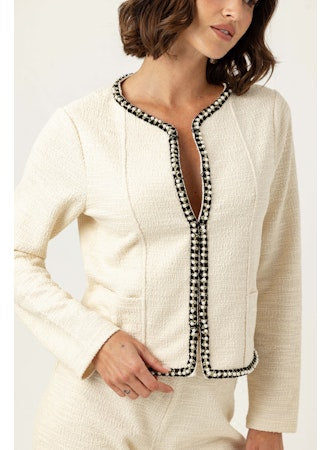 Adeline Cardigan-Coconut Milk