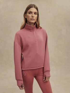 Sian Cropped Halfzip Midlayer