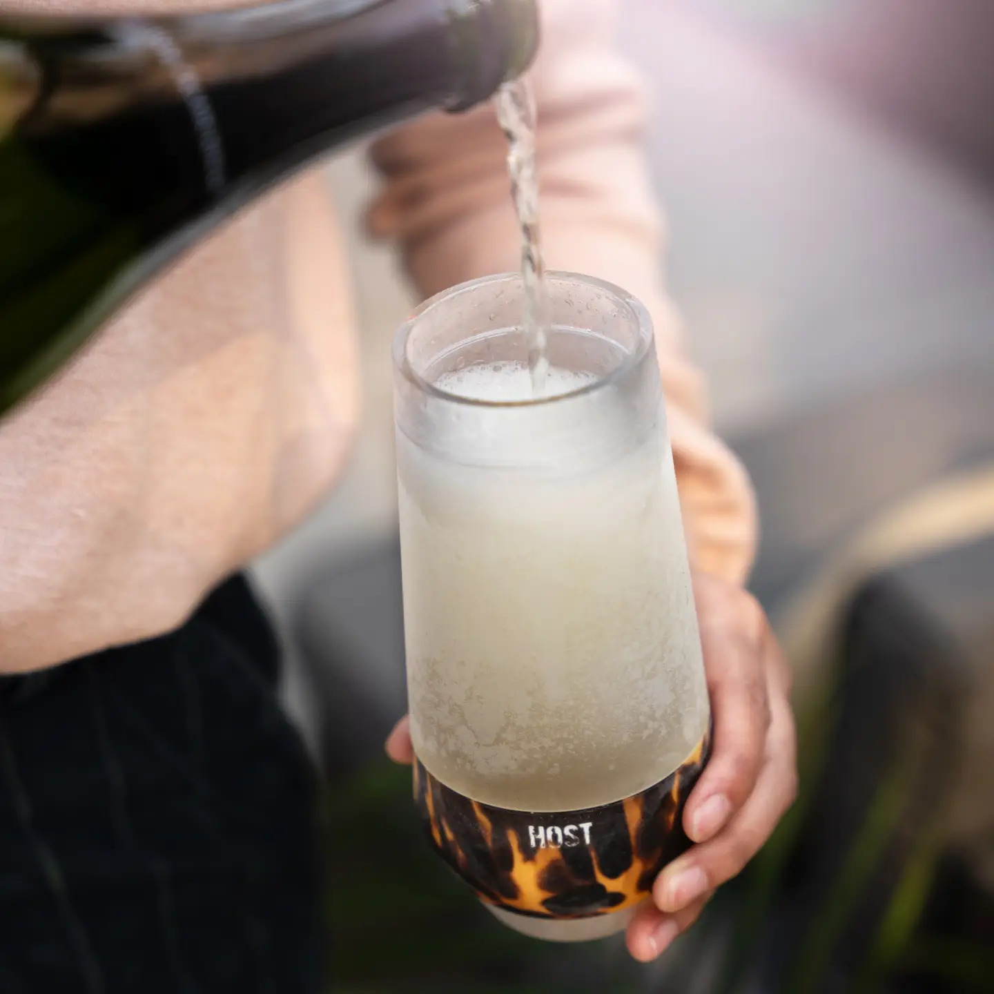 Champagne Freeze Cooling Cup-Tortoise