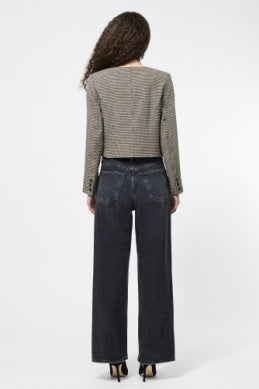 Houndstooth Wool Jacket