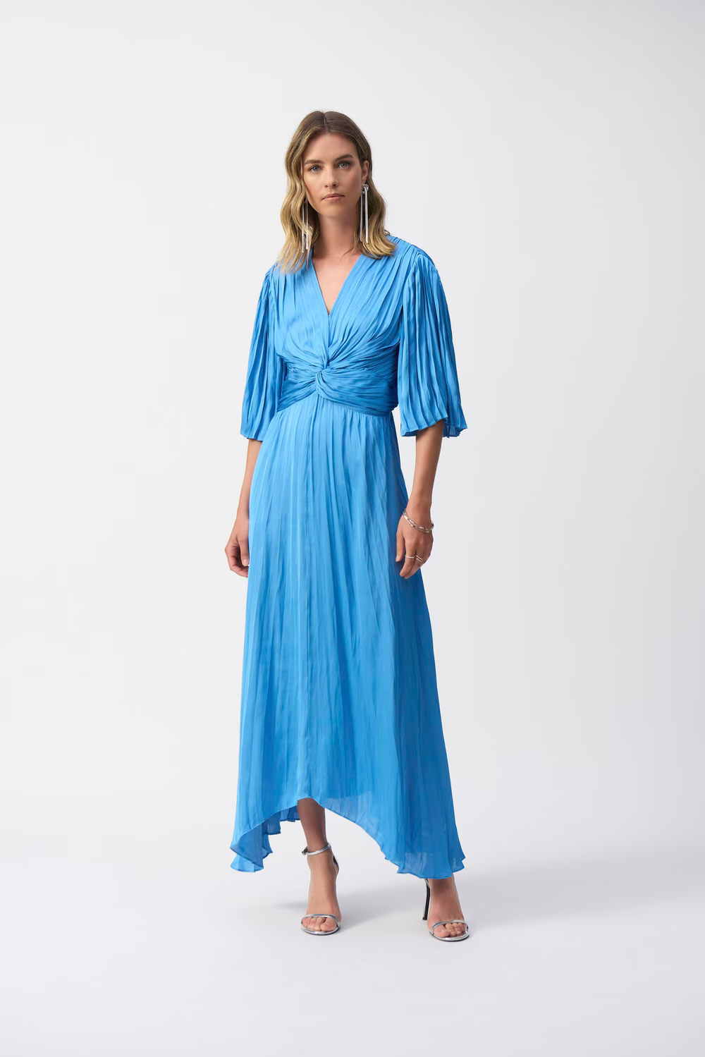 Maxi A-line V-neck Dress