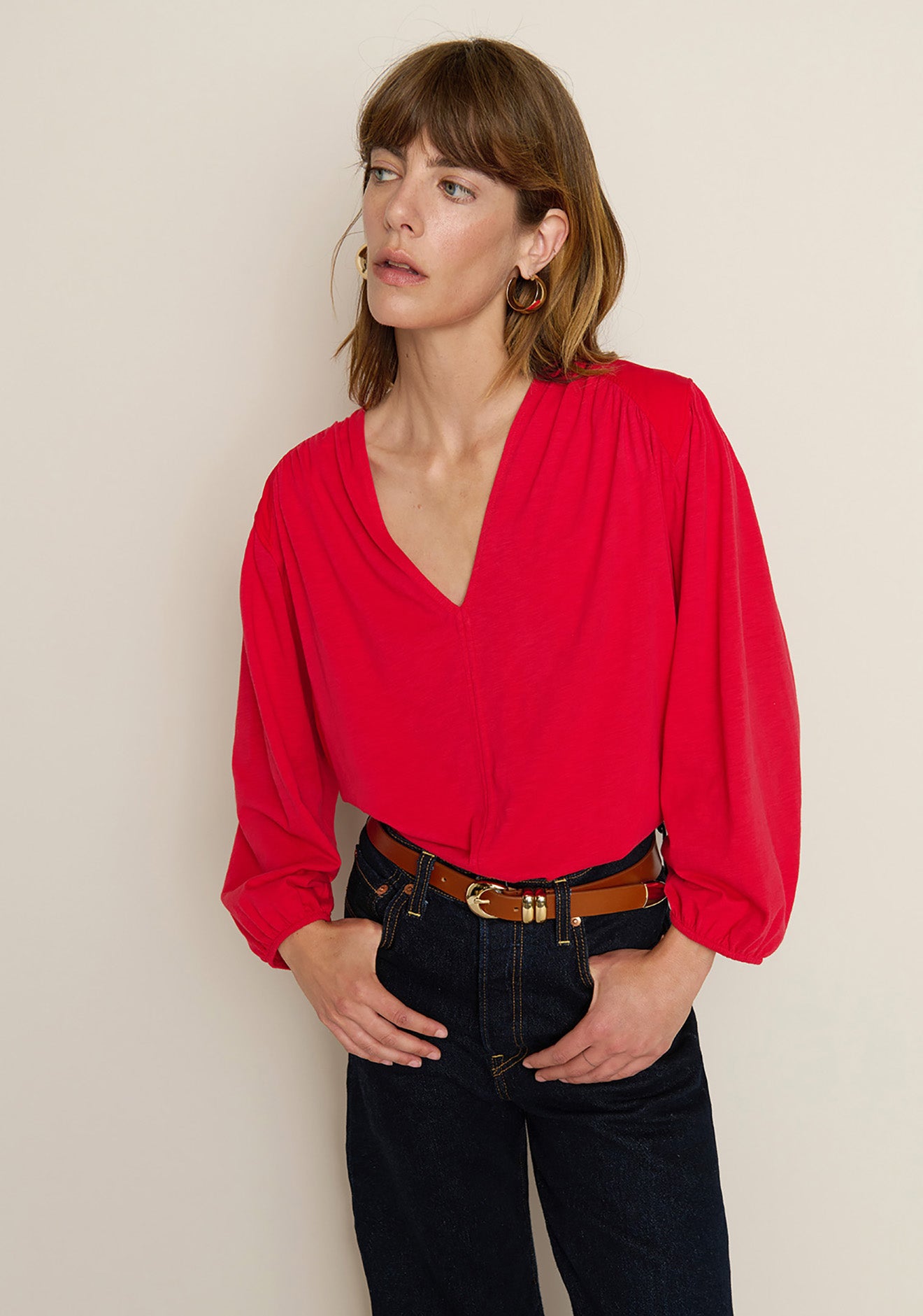 Twyla Long Sleeve-Tango