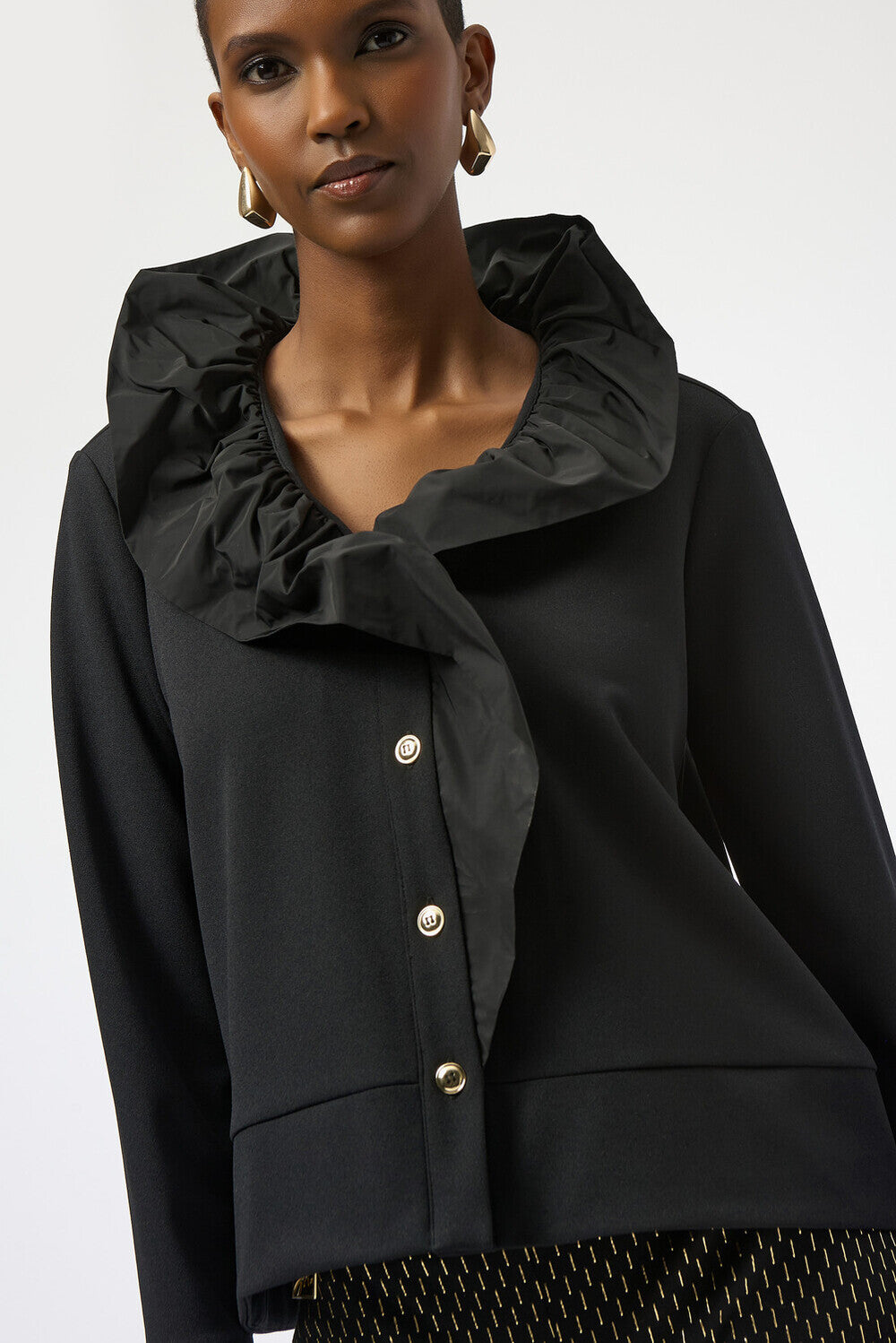 Ruffled Long Sleeve Top