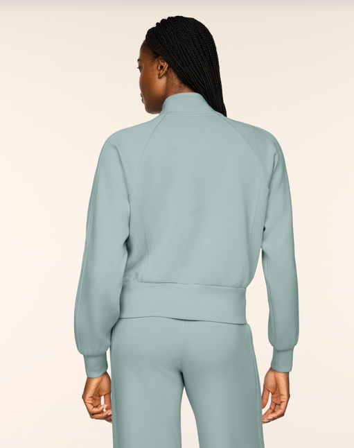 SPANX Pintuck Track Jacket-Dew