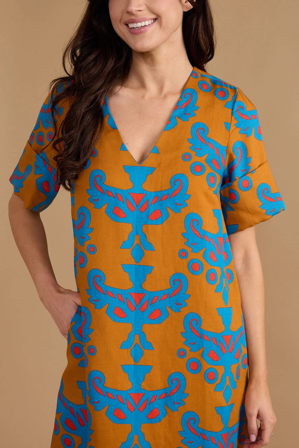 Colin Dress-Mughal Motif
