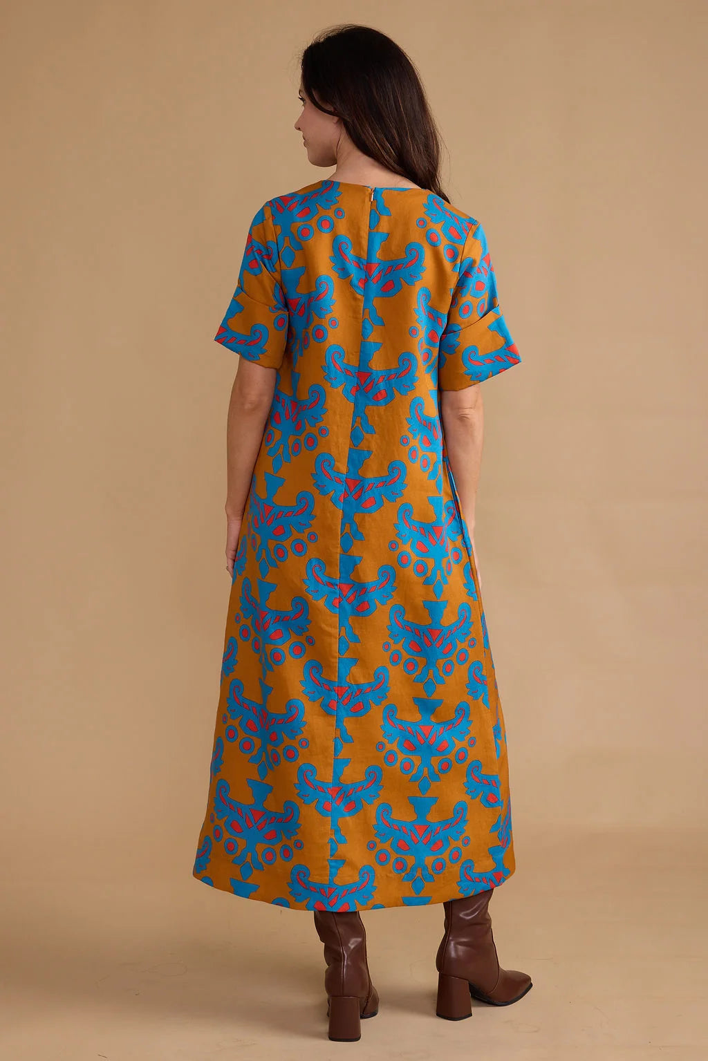 Colin Dress-Mughal Motif