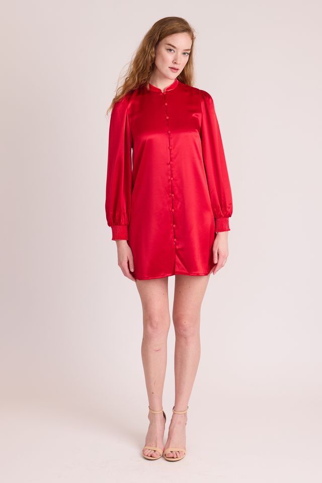 Normandy Dress - Lipstick