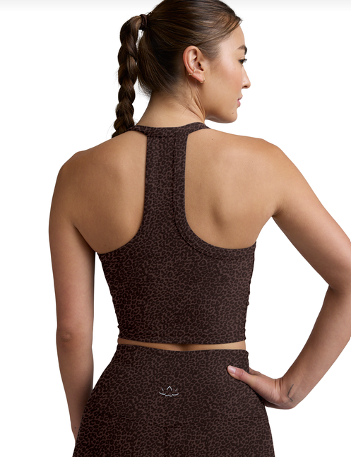 Softmark Caught on the Up Cropped Tank--Cocoa