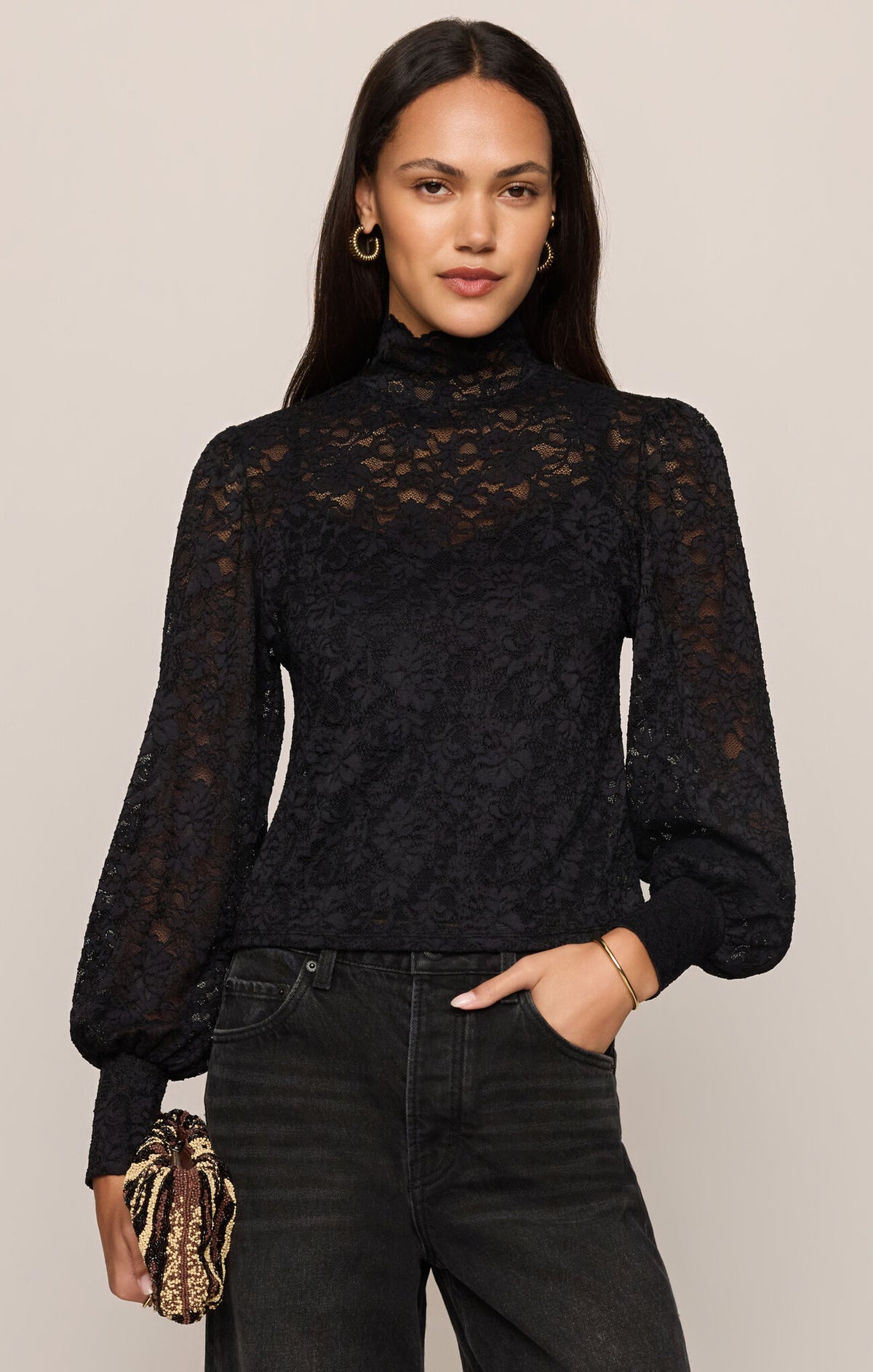 Night Out Top-Black