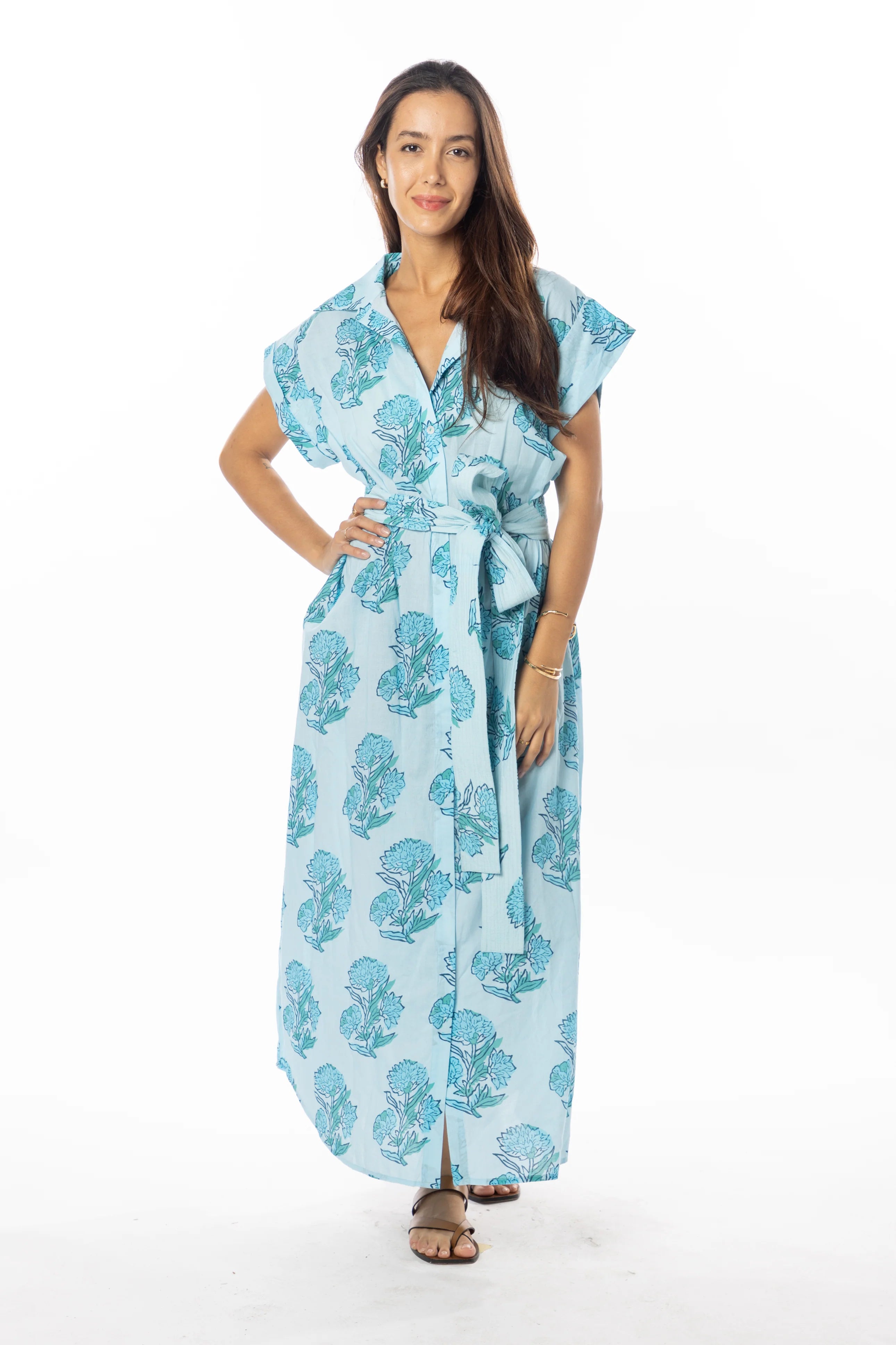 Paige Dress /Blue Lagoon