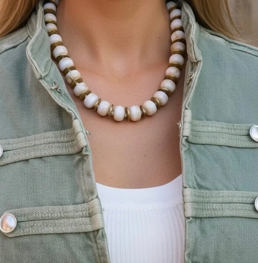 Palm Royale Beaded Necklace