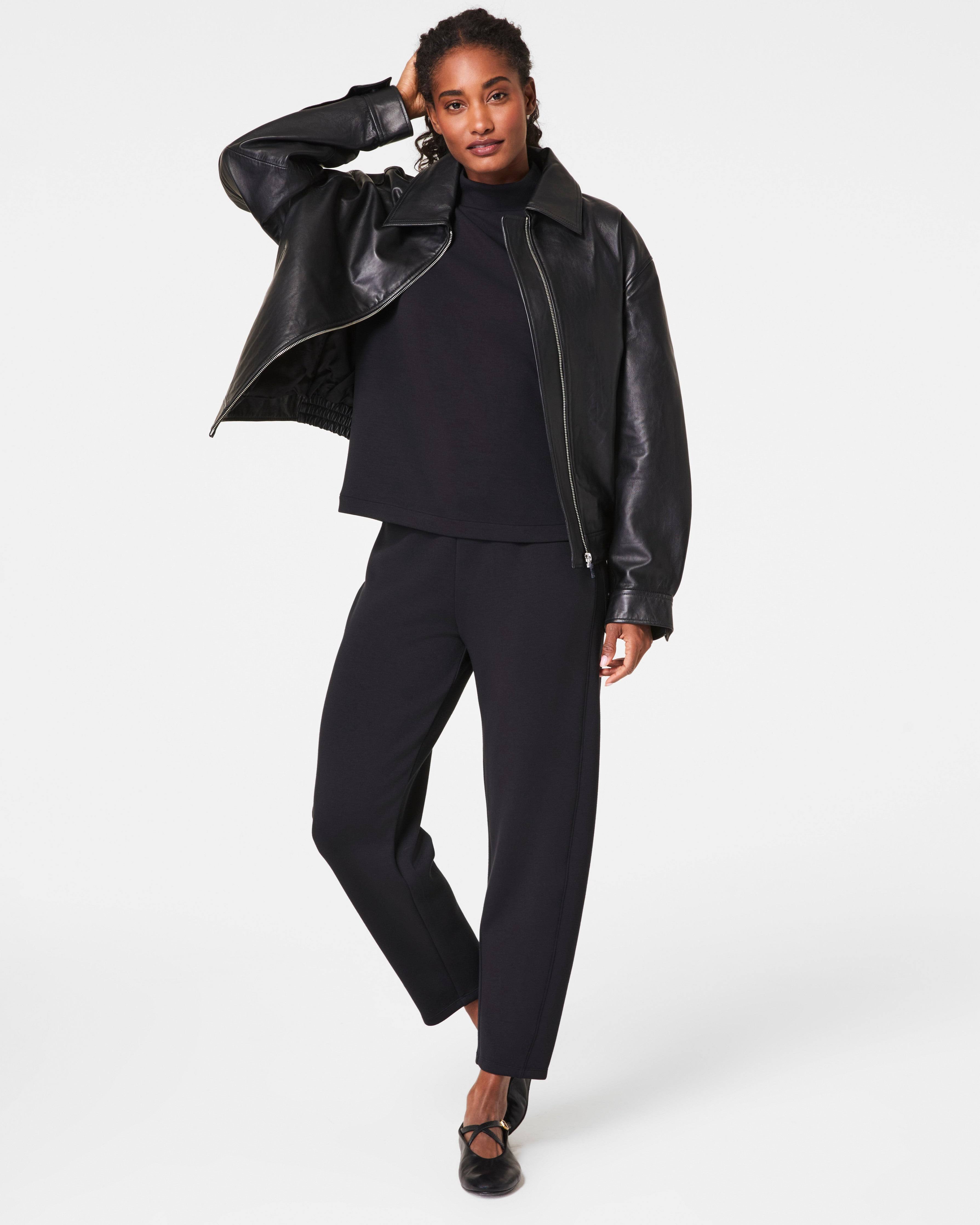 SPANX Airessentials Barrell Leg Pant-Very Black
