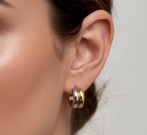 Split Decision Hoop Earrings