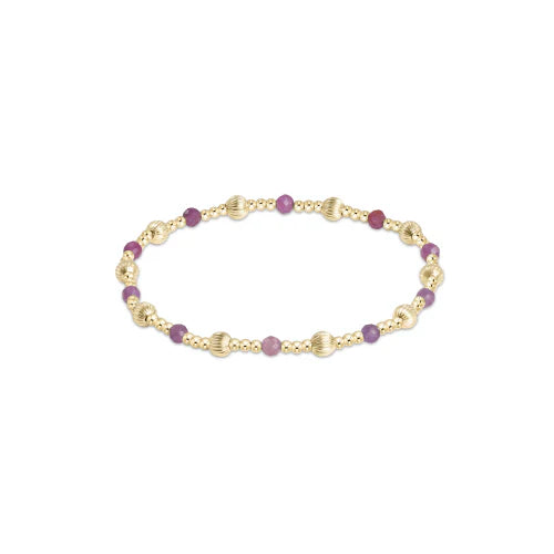 Dignity Sincerity 4mm Ruby Bracelet-EN