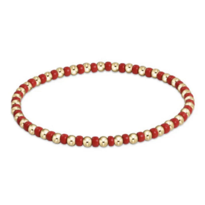 Hope Grateful Bright Red Bracelet-EN