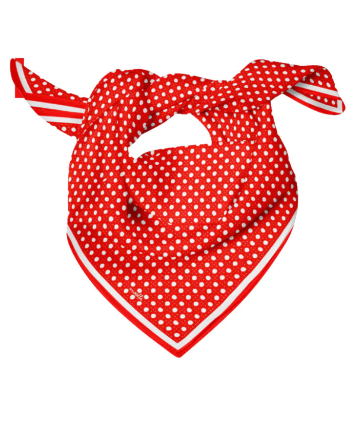 Red Rattan Gameday Silk Scarf