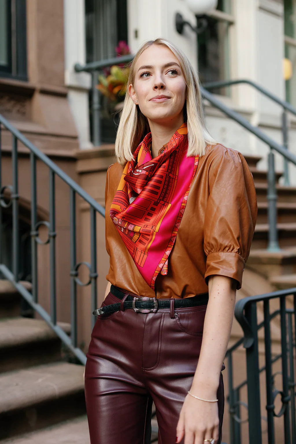 Swells in the City Silk Scarf
