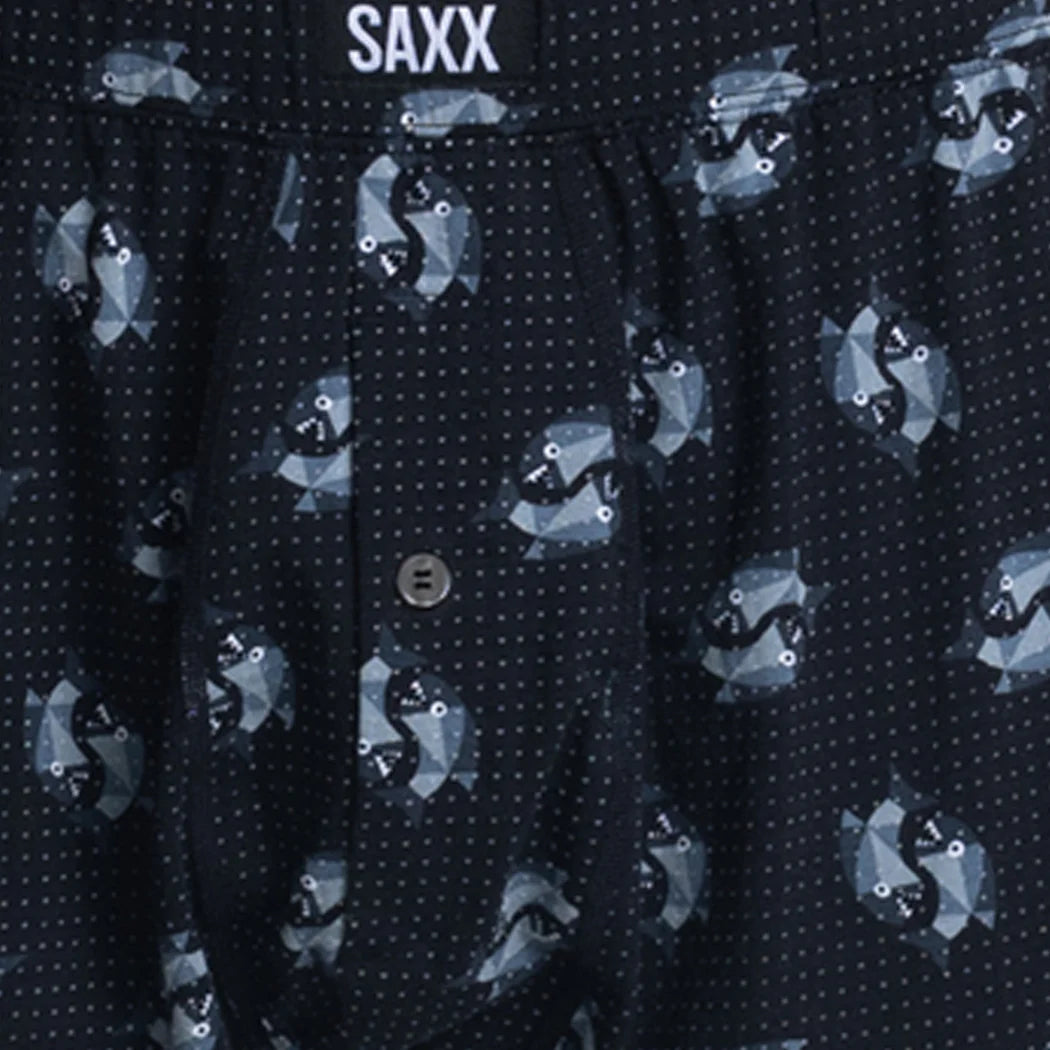 SAXX DROPTEMP COOL SLEEP PANT - ANGLER WRANGLER BLACK