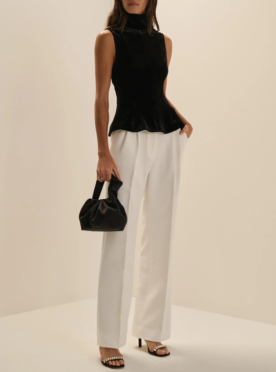The Sylvie Top-Black