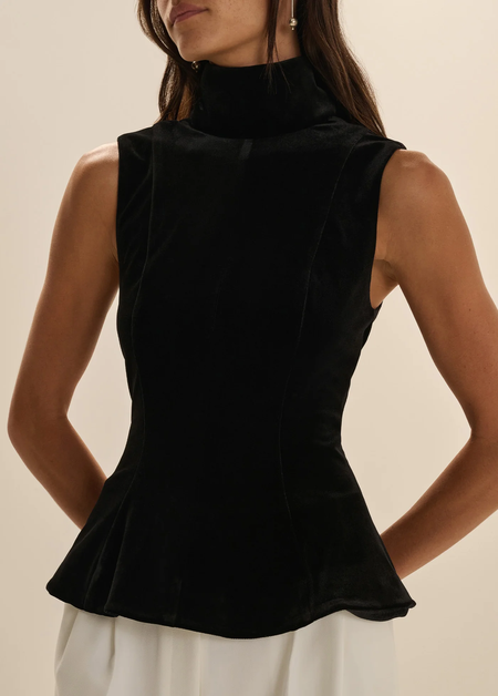 The Sylvie Top-Black