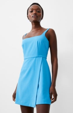 Whisper Strappy Envelope Dress-Blue Moon