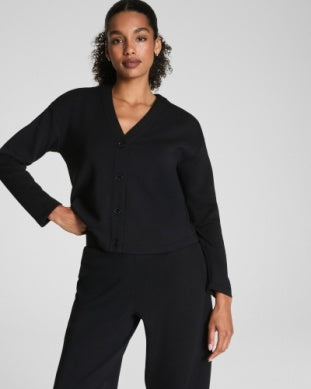 SPANX Airessentials Cardigan-Very Black