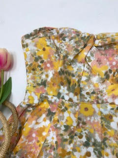 Kasey Mini Dress-Sage Yellow