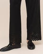 Utility Scalloped Pant-Black