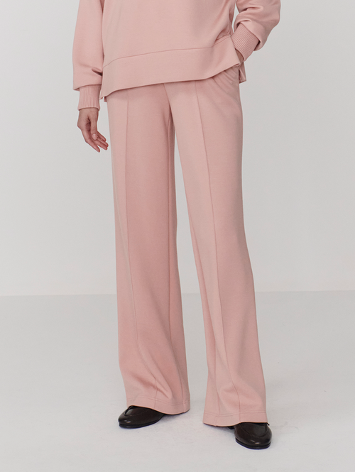 The Wide Leg Pant 30-Misty Rose