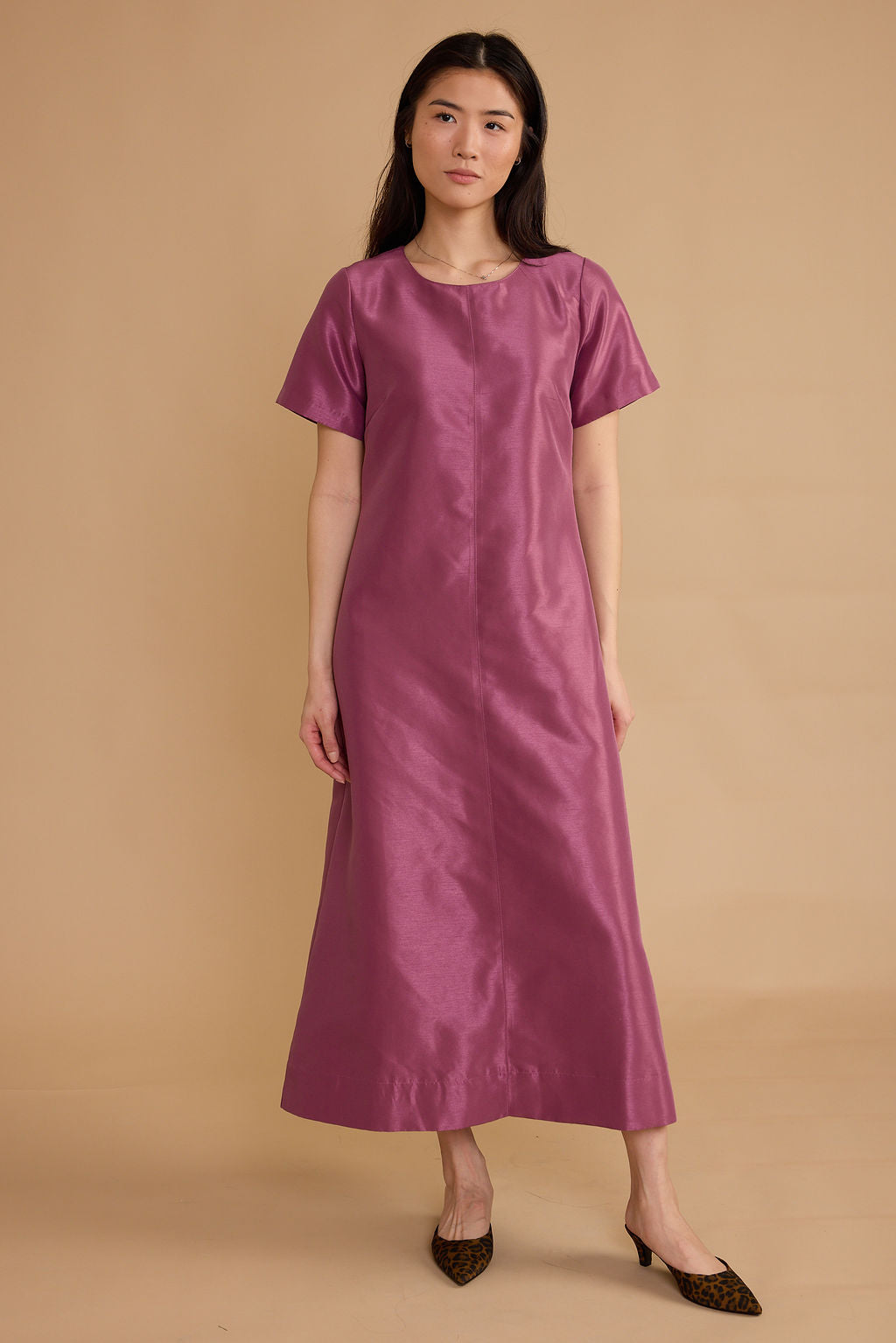 Georgia Dress-Mulberry