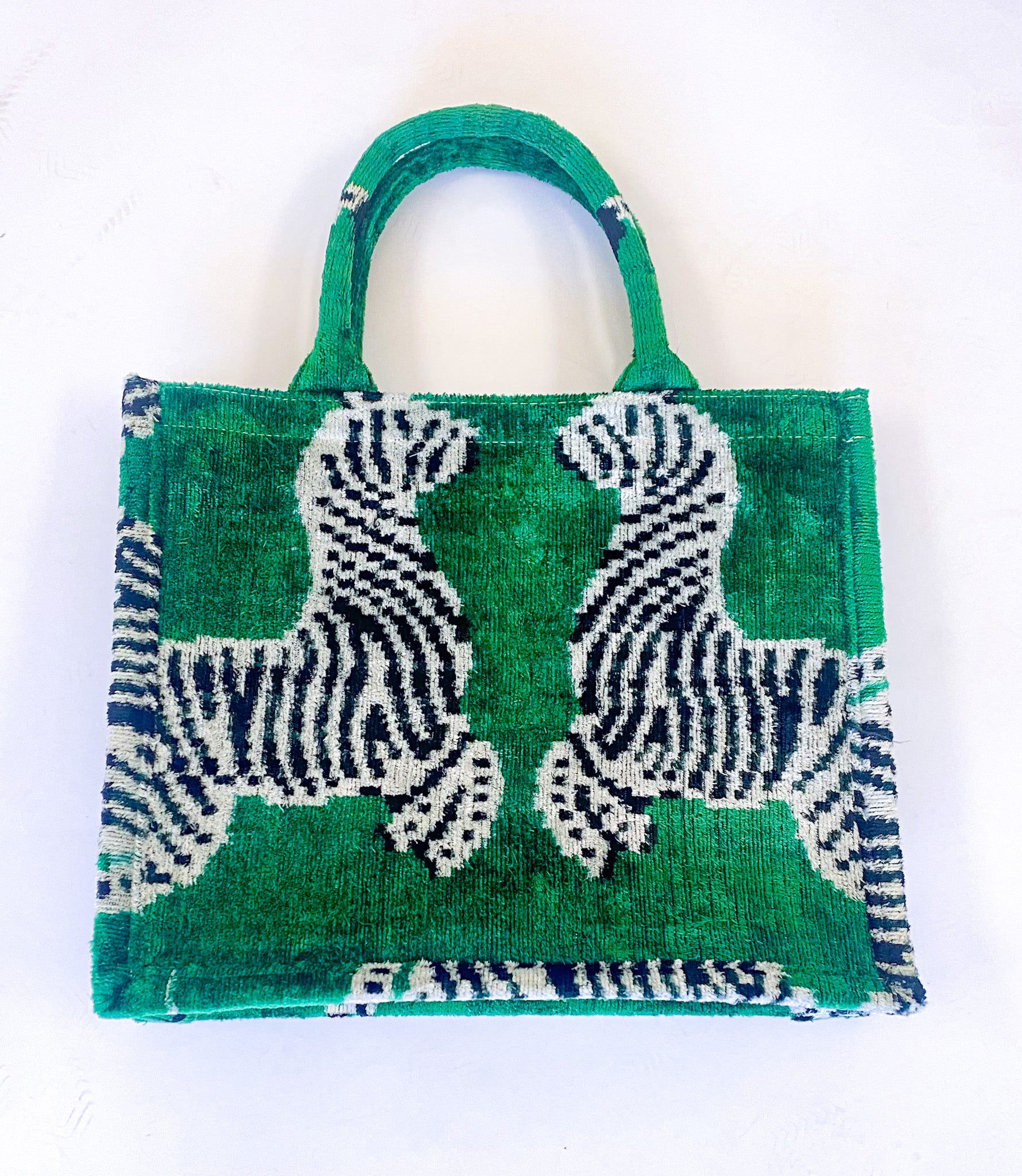 Dancing Zebra Large Tote