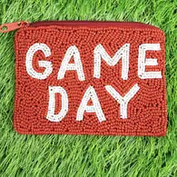 Game Day Coin Purse-Red