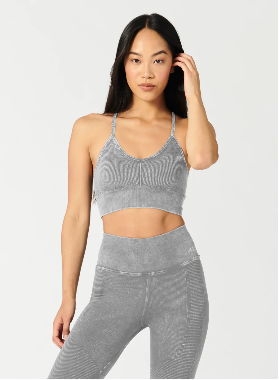 One By One Bra- Mineral Wash-Stone (Gray)