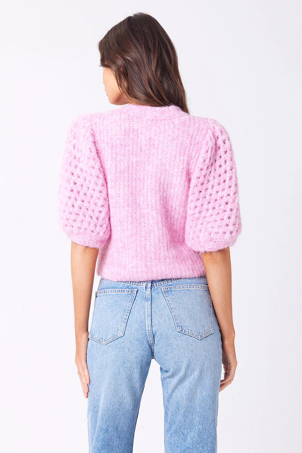 Elyse Sweater-Party Pink